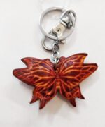 Leather Butterfly Keyring