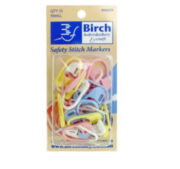 Birch Safety Stitch Markers Small - 25pk