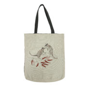 Organic Cotton Shopper Bag Dusk Gathering - Numbat