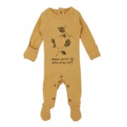 L'oved Baby Li'l Punkins Honey Apple Footed Bodysuit
