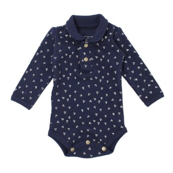L'oved Baby Organic Polo Bodysuit