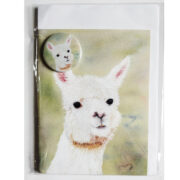 Creatively Belle Alpaca Magnet & Card Set