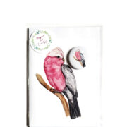 Creatively Belle Galah Magnet & Card Set
