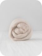 Cashmere Roving Natural Beige 100g