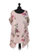 Linen Floral Tunic