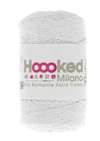 Hoooked Eco Barbante Milano Cotton 200g - Lotus White