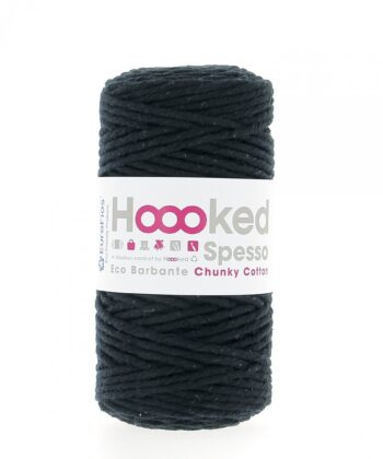 Hoooked Spesso Cotton 5mm 500g - Noir Black