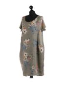 italian_floral_print_lagnelook_linen_dress_-khaki_1
