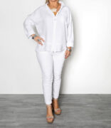 Danni Linen Jacket - White