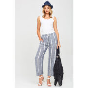 Linen Stripe Pants