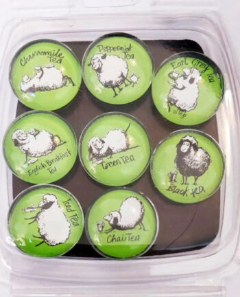 Tea Time Sheep Magnet Set
