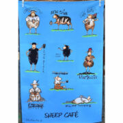 Sheep Cafe Tea Towel