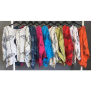 Linen Fish Print Top