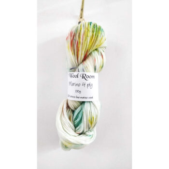 Hand Dyed Merino Wool 4 Ply 100g - Wildflowers