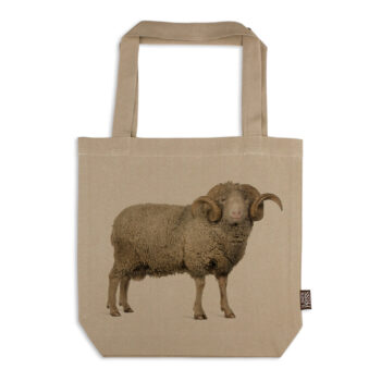 Organic Cotton Shopper Bag - Merino Ram Beige