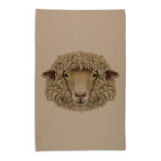 Organic Cotton Tea Towel - Sheep Head