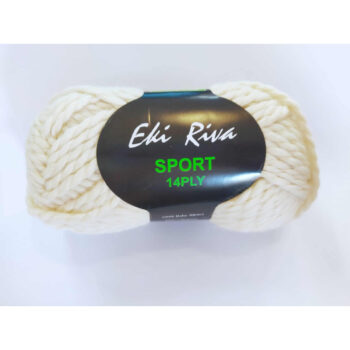 Eki Riva Alpaca Sport 14 Ply Ecru