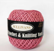 Sullivans Crochet & Knitting Cotton 4 ply - Rose