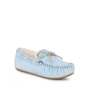 Emu Amity Sheepskin Moccasins Baby Blue