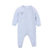 Bebe Alfie Knit Zip Romper