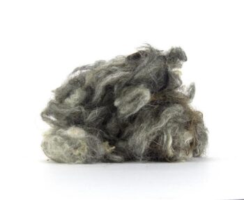 Scoured Grey Gotland Fleece Wool 100g