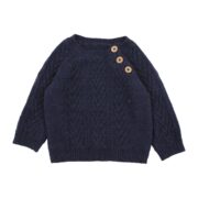 Bebe George Navy Cable Jumper