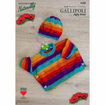 Naturally Gallipoli 4 Ply Poncho Pattern