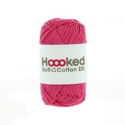 Hoooked Soft Cotton DK 50g - Valencia Pink