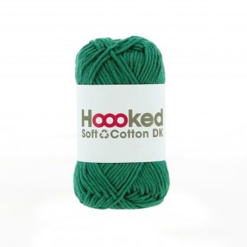 Hoooked Soft Cotton DK 50g - Seattle Jade
