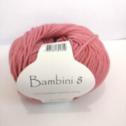 Bambini 8 ply Merino Wool 50g - Antique Rose 471