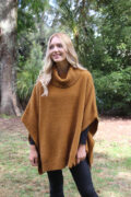 Lothlorian Possum Merino Lush Cowl Neck Poncho