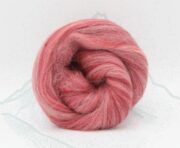 Merino & Alpaca Roving 100g - Monte Rosa Red