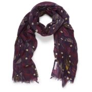 Avain Merino Wool Print Scarf