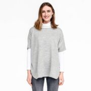 Donna Merino Wool Poncho