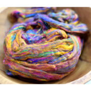 Sari Silk Roving 100g - Technicolour