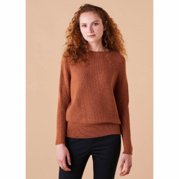 Uimi Merino Wool Bellamy Jumper - Amber