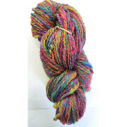 Hand Spun Wool Yarn 115g - Rainbow Mountains