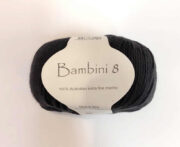 Bambini 8 ply Merino Wool 50g - Charcoal 93