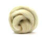 White Gotland Wool Roving 100g