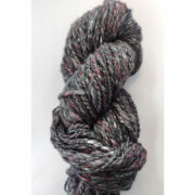 Hand Spun Merino Wool & Mulberry Silk Yarn 100g - Silverfox