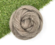 Brown Blue Faced Leicester Wool Roving 100g
