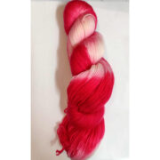 Hand Dyed Merino Wool 4 Ply 100g - Strawberry Milkshake
