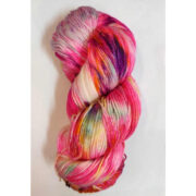 Hand Dyed Merino Wool 4 Ply 100g - Lime Soda