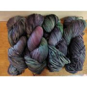 Hand Dyed Merino Wool 8 Ply 100g - Haunted House