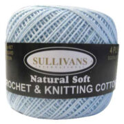 Sullivans Crochet Cotton 4 ply - Sky