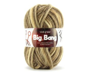 Big Bang Chunky Wool Yarn 100g - Milky Way