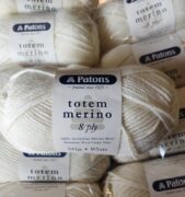 Patons Totem Merino 8 Ply - Cream 0100