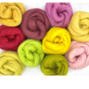 Spring Blossom Merino Wool Roving Pack - 250g