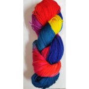 Hand Dyed Merino Wool 4 Ply 100g - Parrot