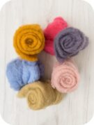 Maori Wool Carded Batt 100g